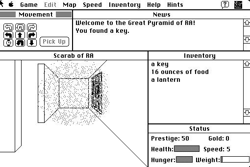 Screenshot of Scarab of Ra from Macintosh Garden
