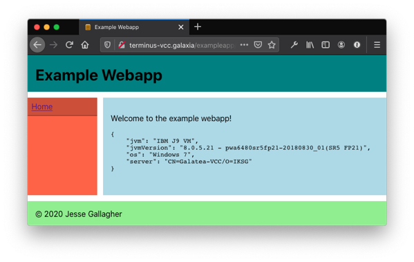 Example Webapp Screenshot